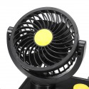 DOPPIO VENTILATORE PER AUTO CAMION CAMPER FURGONE 12V REGOLABILE ARIA FRESCA