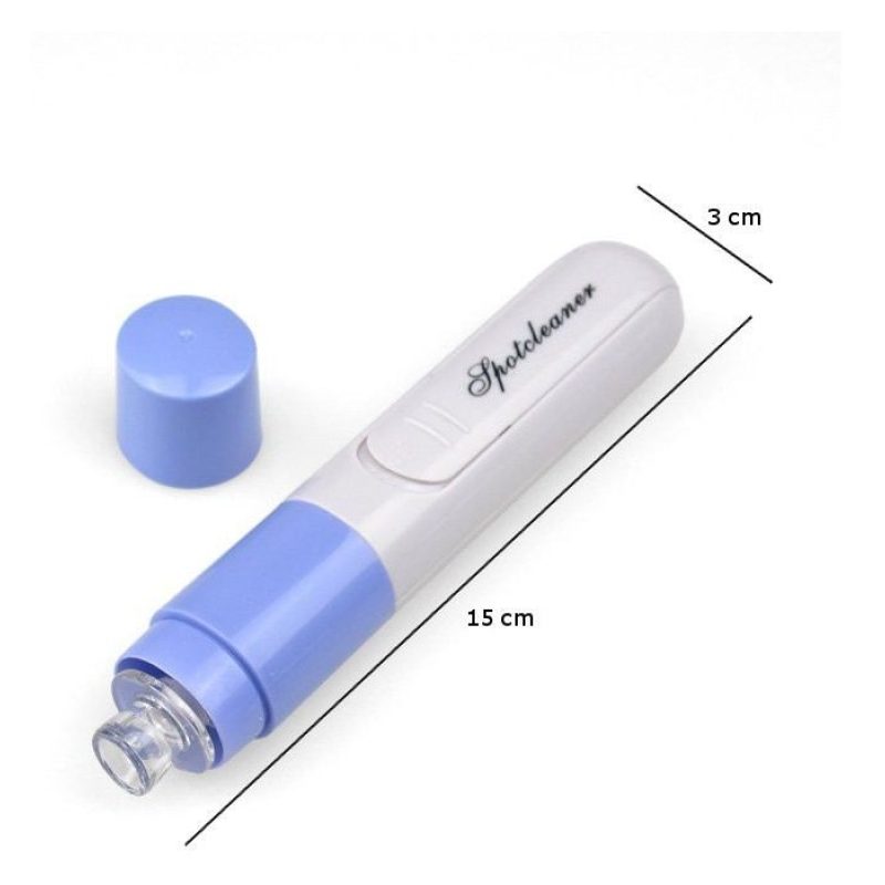 Aspiratore pulitore facciale per viso e naso pori punti neri a batteria pore