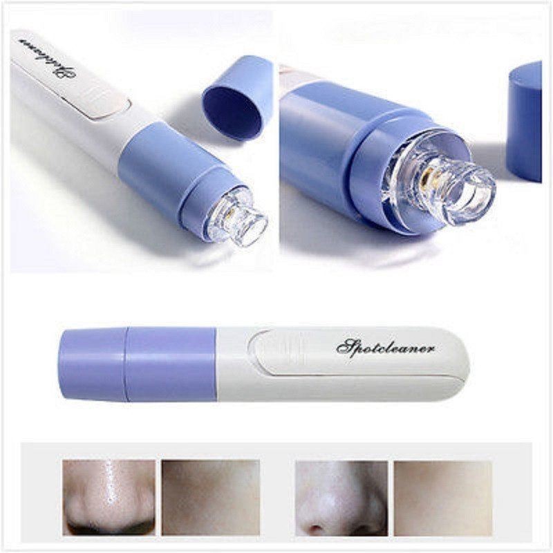 Aspiratore pulitore facciale per viso e naso pori punti neri a batteria pore