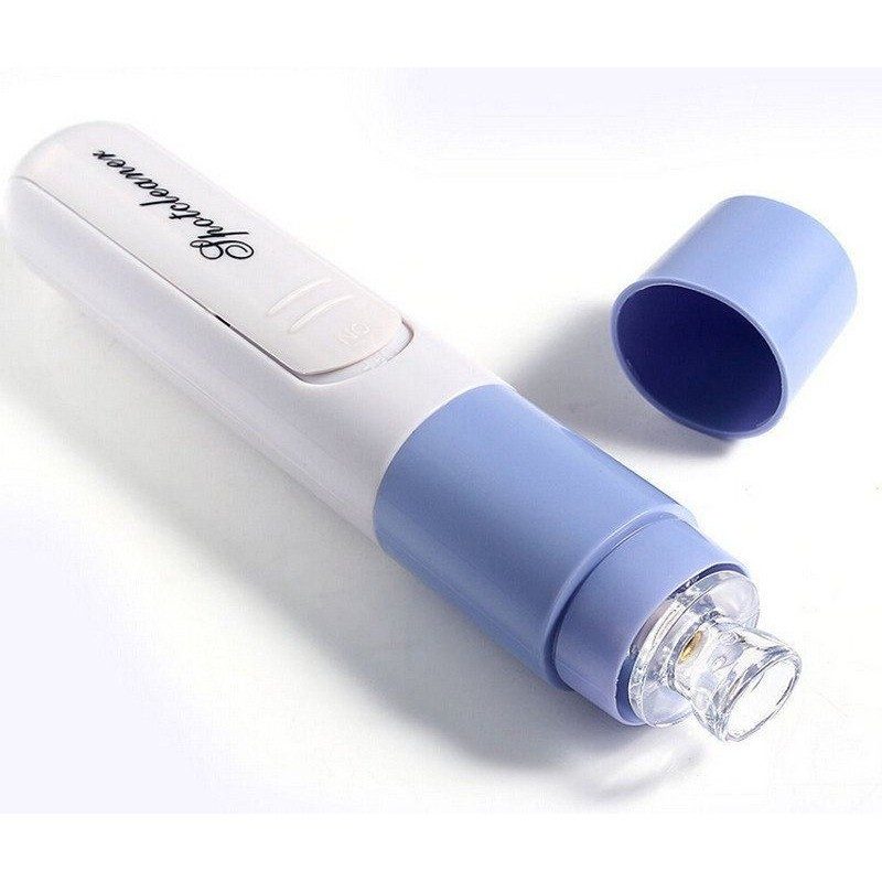 Aspiratore pulitore facciale per viso e naso pori punti neri a batteria pore