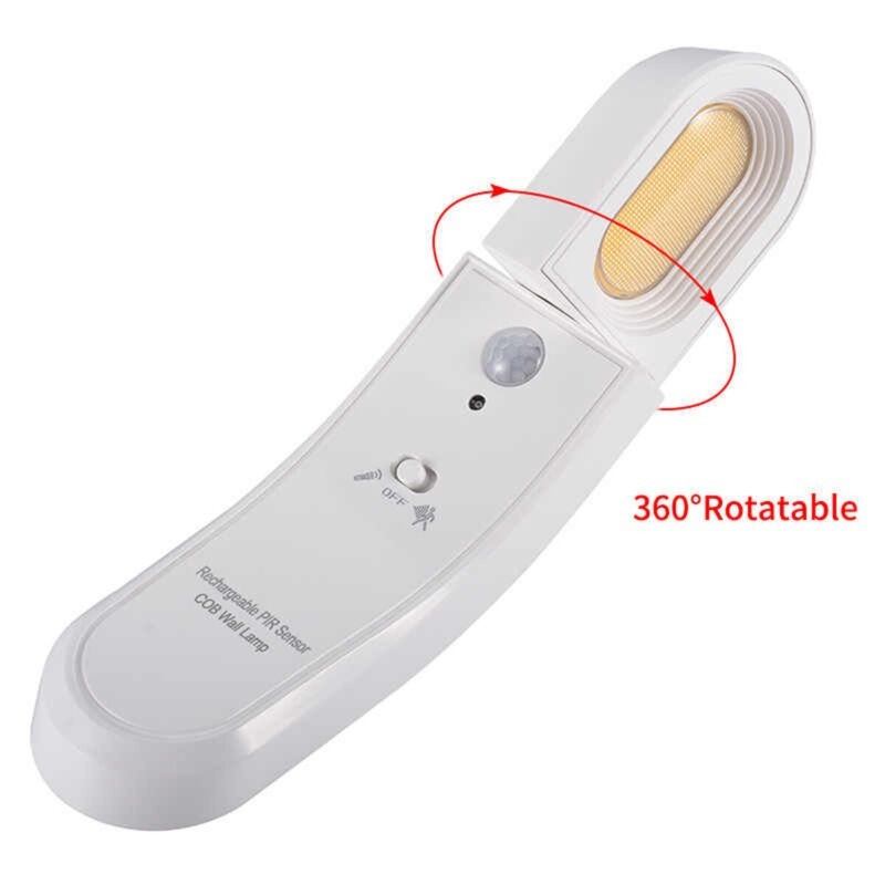 DRIWEI LAMPADA TORCIA A PARETE MURO PORTATILE LUCE EMERGENZA LED PI...