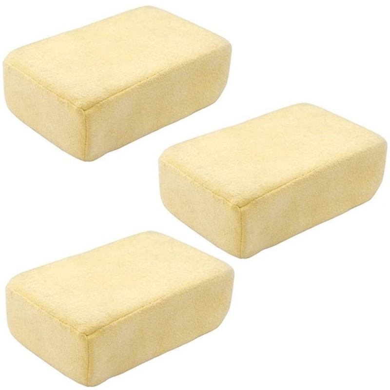 Hongu 3x Spugne Pelle Di Daino Assorbente Per Auto Pulizia Lavaggio...