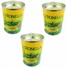Hongu 3x CANDELA ALLA CITRONELLA PROFUMATE IN CERA ANTIZANZARE ESTE...