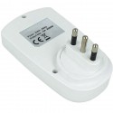 Presa Programmatore Timer Digitale Programmi Settimanali Giornalieri bianco LCD