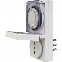 Timer Regolabile 24 H Con Presa Analogica Programmabile Spina Temporizzata