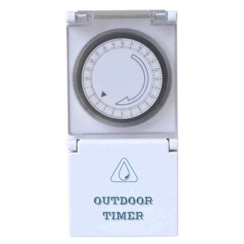 Ecova Timer Regolabile 24 H Con Presa Analogica Programmabile Spina...