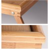 WeHome Vassoio da letto in bamboo multiuso colazione 50x30 cm con p...