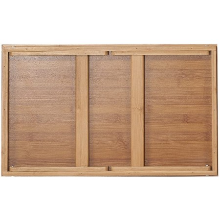 Vassoio da letto in bamboo multiuso colazione 50x30 cm con piedi richiudibili