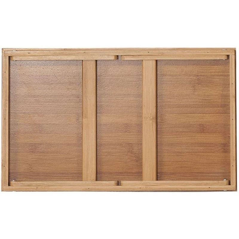 WeHome Vassoio da letto in bamboo multiuso colazione 50x30 cm con p...