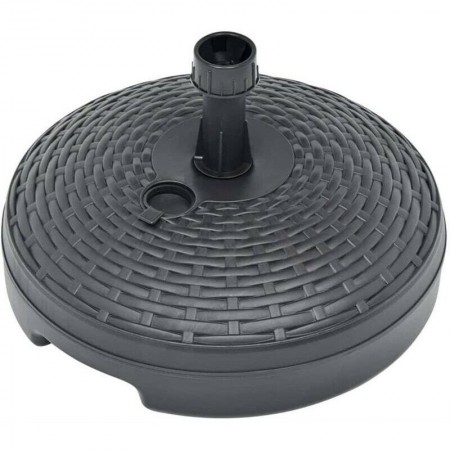 BASE PER OMBRELLONE POLIPROPILENE 20 LT ANTRACITE RATTAN MARE PISCINA GIARDINO