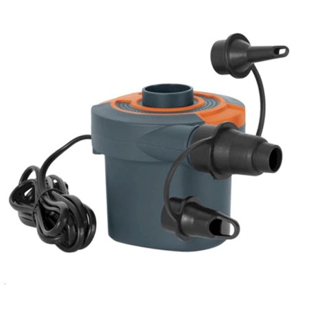 POMPA ELETTRICA GONFIAGGIO SGONFIAGGIO LETTO CANOA CANOTTO 12V AUTO MATERASSO