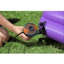 POMPA ELETTRICA GONFIAGGIO SGONFIAGGIO LETTO CANOA CANOTTO 12V AUTO MATERASSO