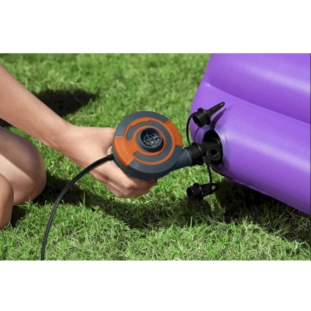 POMPA ELETTRICA GONFIAGGIO SGONFIAGGIO LETTO CANOA CANOTTO 12V AUTO MATERASSO