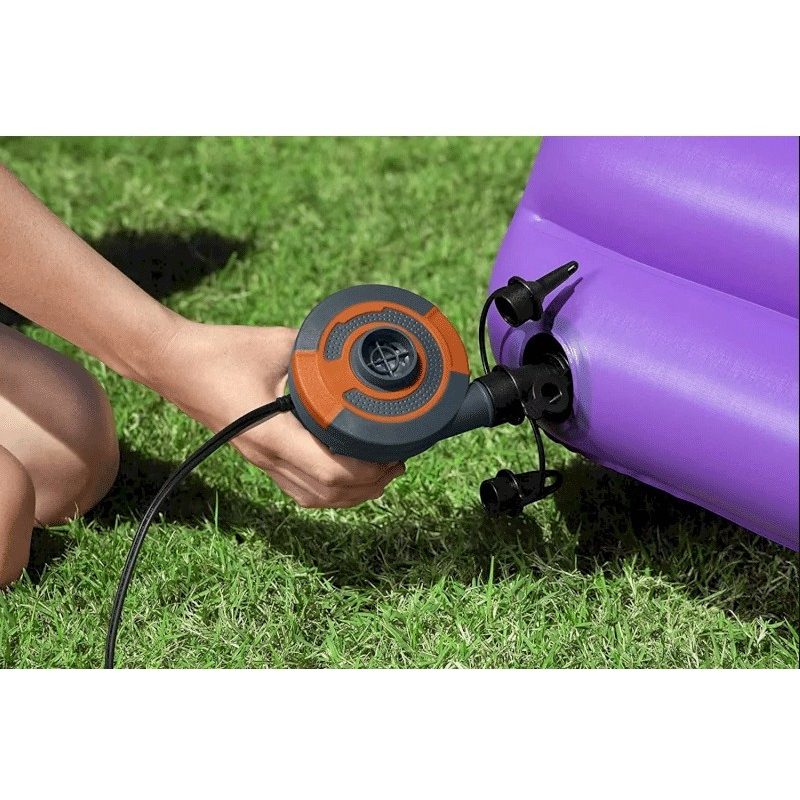 POMPA ELETTRICA GONFIAGGIO SGONFIAGGIO LETTO CANOA CANOTTO 12V AUTO...