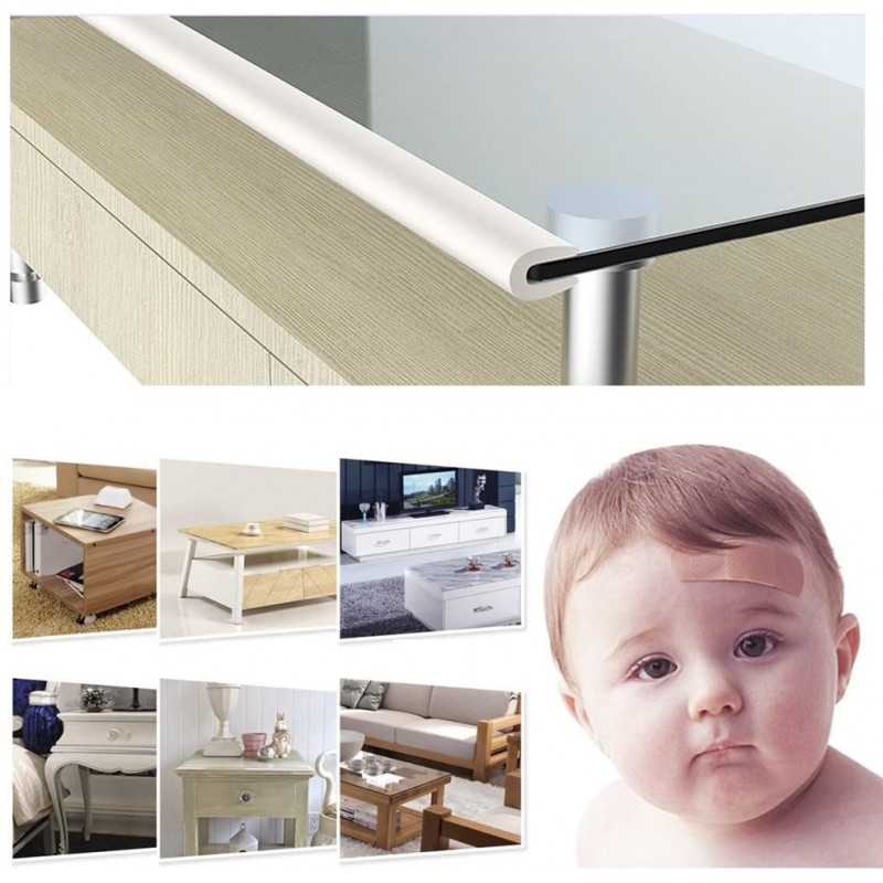 WeHome 2x Paraspigoli in Gomma 2M per Sicurezza Bambini Angolari Fe...