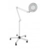 Lampada lente d'ingrandimento LED 5x da pavimento orientabile piedistallo 150cm