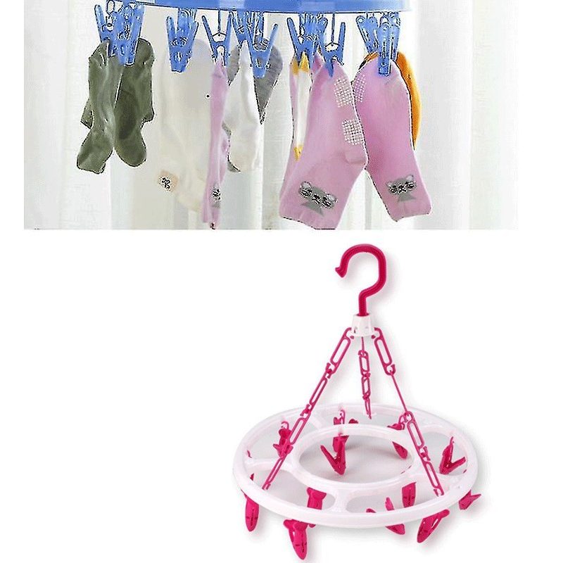 WeHome STENDINO STENDIBIANCHERIA TONDO CON PINZE PER BUCATO 13 pinz...