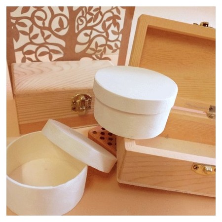 Set 12 Pezzi Scatole Box Regali portaconfetti cuore bomboniere legno scatolina