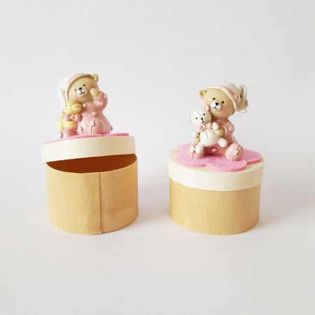 Set 12 Pezzi Scatole Box Regali portaconfetti cuore bomboniere legno scatolina