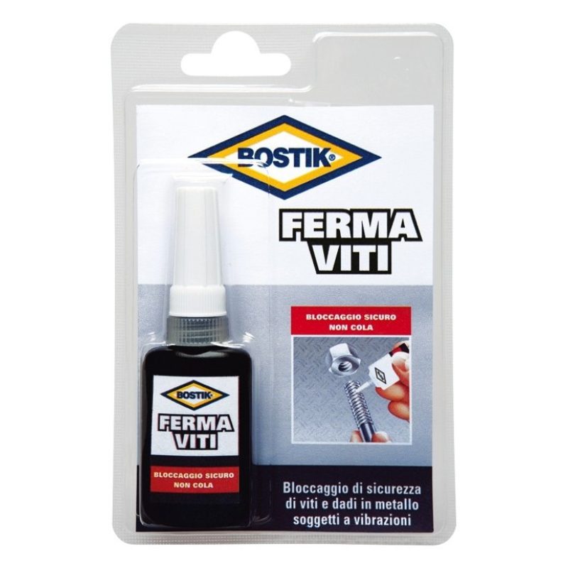 Bostik Bostik Colla Ferma Viti 10 Ml adesivo fissaggio viti e dadi ...