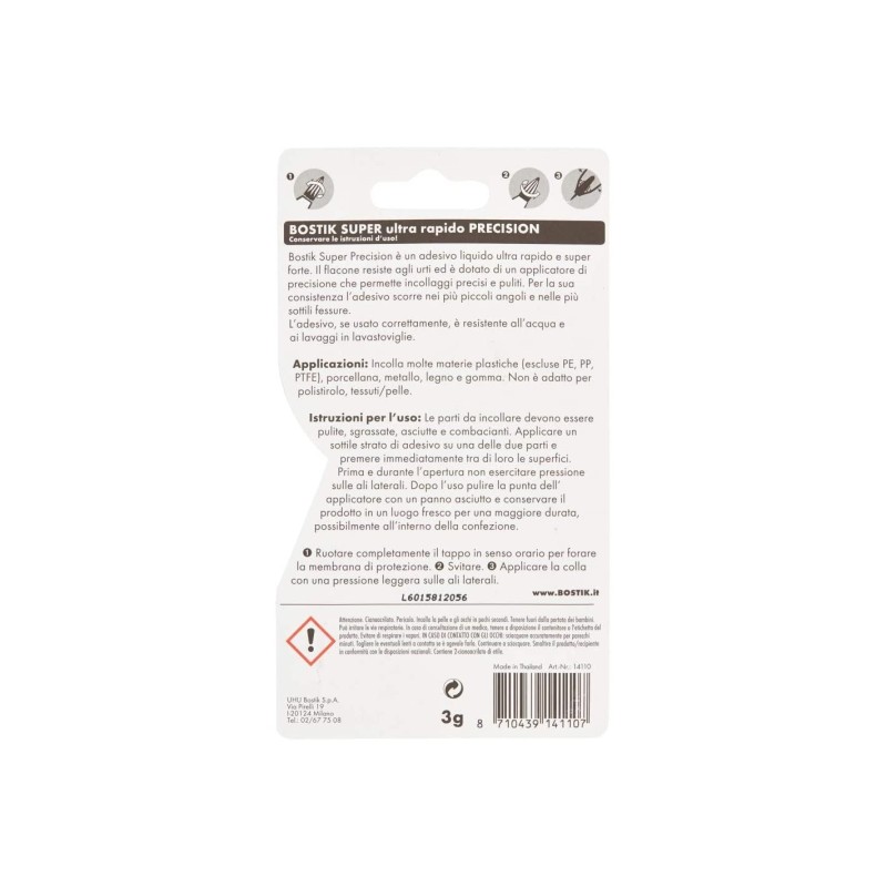 Bostik Bostik Super Precision Adesivo Istantaneo Universale Super F...