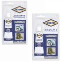 2x Colla adesivo salda tessuti gommati canotti stivali suole 50g BOSTIK GOMMA