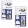 2x Colla adesivo salda tessuti gommati canotti stivali suole 50g BO...