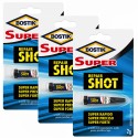 3x ADESIVO LIQUIDO UNIVERSALE PER RIPARAZIONI SUPER REPAIR SHOT BOSTIK 2gr colla