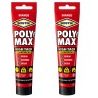 BOSTIK 2x Poly Max High Tack Express bianco tubo 165g Adesivi profe...