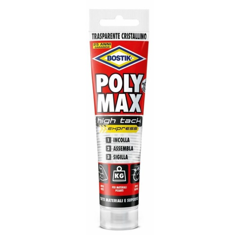 Bostik BOSTIK CRSTAL TUBO 115g - POLY MAX HIGH TACK EXPRESS colla a...