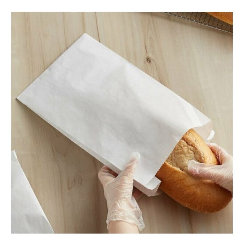 Tuninetti 100 Buste sacchetti in carta bianca alimenti pane dolci f...