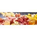 SET 2 TAGLIERI TAGLIERE 37*23 & 30*19 CM + COLTELLO CUCINA DECORATI TERRA E SOLE