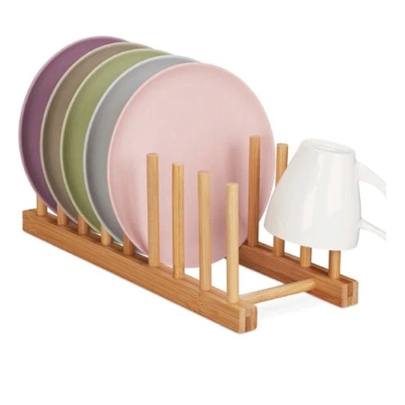 SCOLAPIATTI LEGNO PER PIATTI VASSOI ORGANIZER DA TAVOLA SERVIZIO PORTA CUCINA