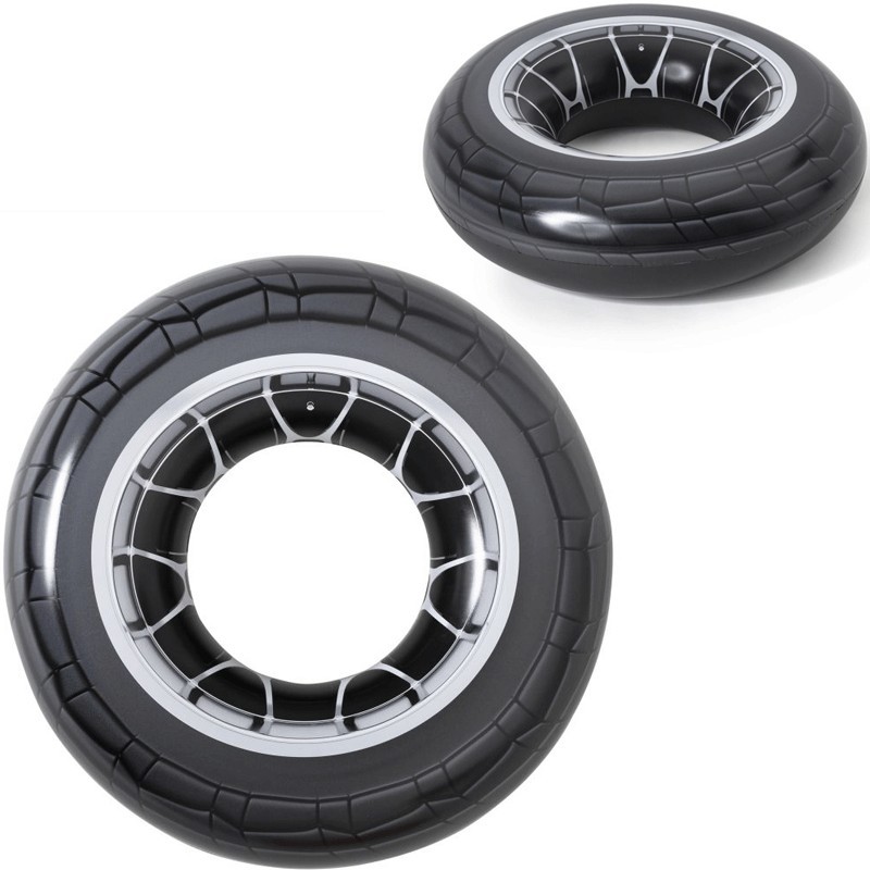 Ciambella Salvagente gonfiabile Ruota Grande 119cm per piscina e mare Bambini