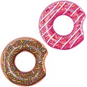 Ciambella Salvagente gonfiabile Donut 107cm piscina e mare Bambini cioccolato