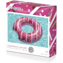 Ciambella Salvagente gonfiabile Donut 107cm piscina e mare Bambini cioccolato