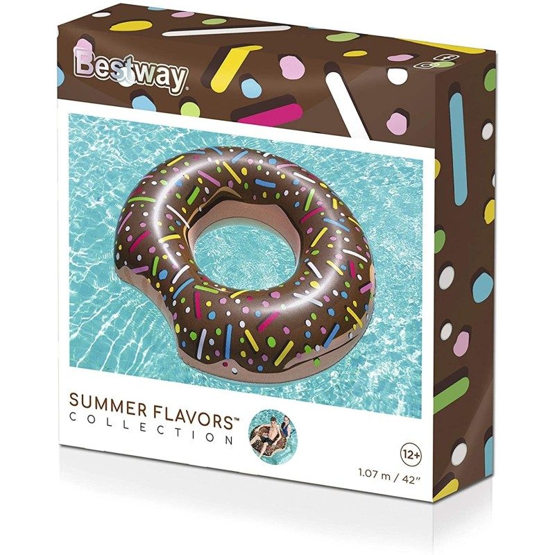 Bestway Ciambella Salvagente gonfiabile Donut 107cm piscina e mare ...