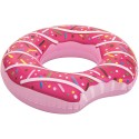 Ciambella Salvagente gonfiabile Donut 107cm piscina e mare Bambini cioccolato