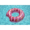 Ciambella Salvagente gonfiabile Donut 107cm piscina e mare Bambini cioccolato