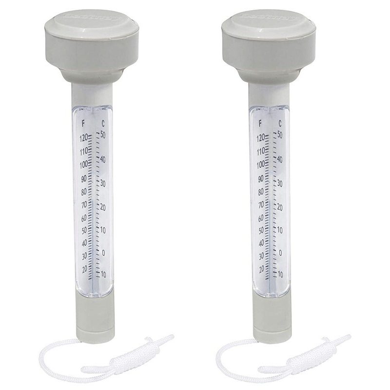 Bestway 2x Bestway 58072 termometro galleggiante con corda per pisc...