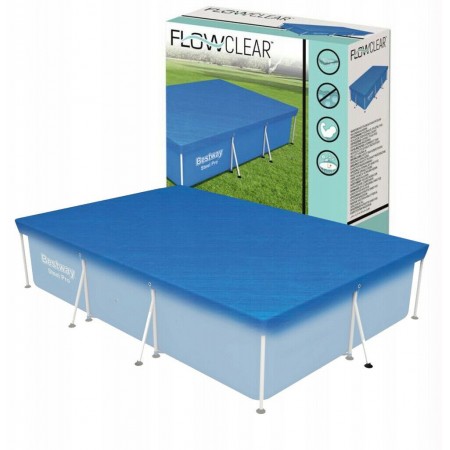 Bestway Telo Copertura per Piscina 300x201cm Fuori Terra Rettangolare Plastica