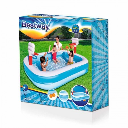 Piscina gonfiabile per Bambini Bestway 54122 gioco pallacanestro Basket giardino