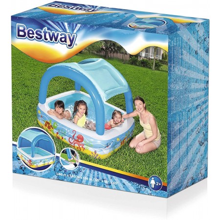Piscina gonfiabile per Bambini Bestway fuoriterra 140x140x114 cm 52192 giardino