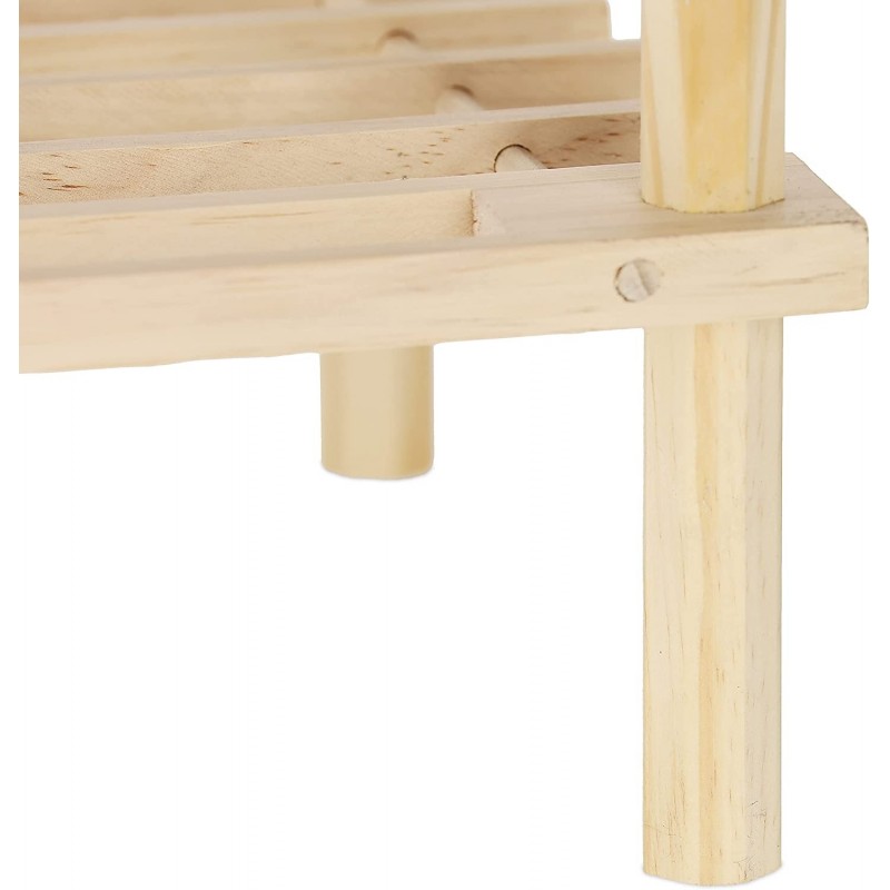 WeHome SCARPIERA SALVASPAZIO INGRESSO LEGNO PANCA 2 RIPIANI SCAFFAL...