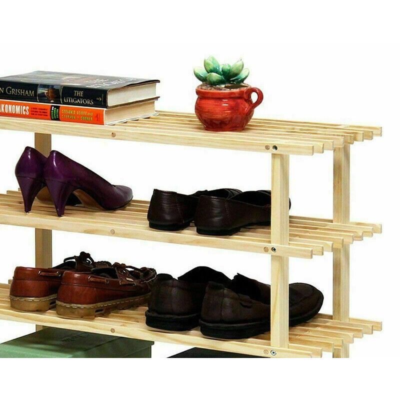 WeHome SCARPIERA SALVASPAZIO INGRESSO LEGNO PANCA 4 RIPIANI SCAFFAL...