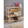 WeHome SCARPIERA SALVASPAZIO INGRESSO LEGNO PANCA 4 RIPIANI SCAFFAL...