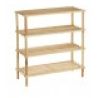 WeHome SCARPIERA SALVASPAZIO INGRESSO LEGNO PANCA 4 RIPIANI SCAFFAL...