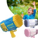 Pistola per Bolle di sapone 69 fori giocattolo con led bambini e adulti giardino