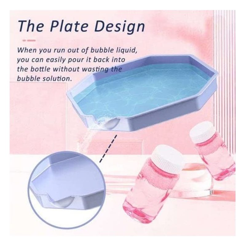 Hongu Pistola per Bolle di sapone 69 fori giocattolo con led bambin...