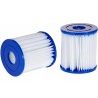 COPPIA FILTRO CARTUCCIA PER TIPO I BESTWAY RICAMBIO POMPE PISCINA 5...